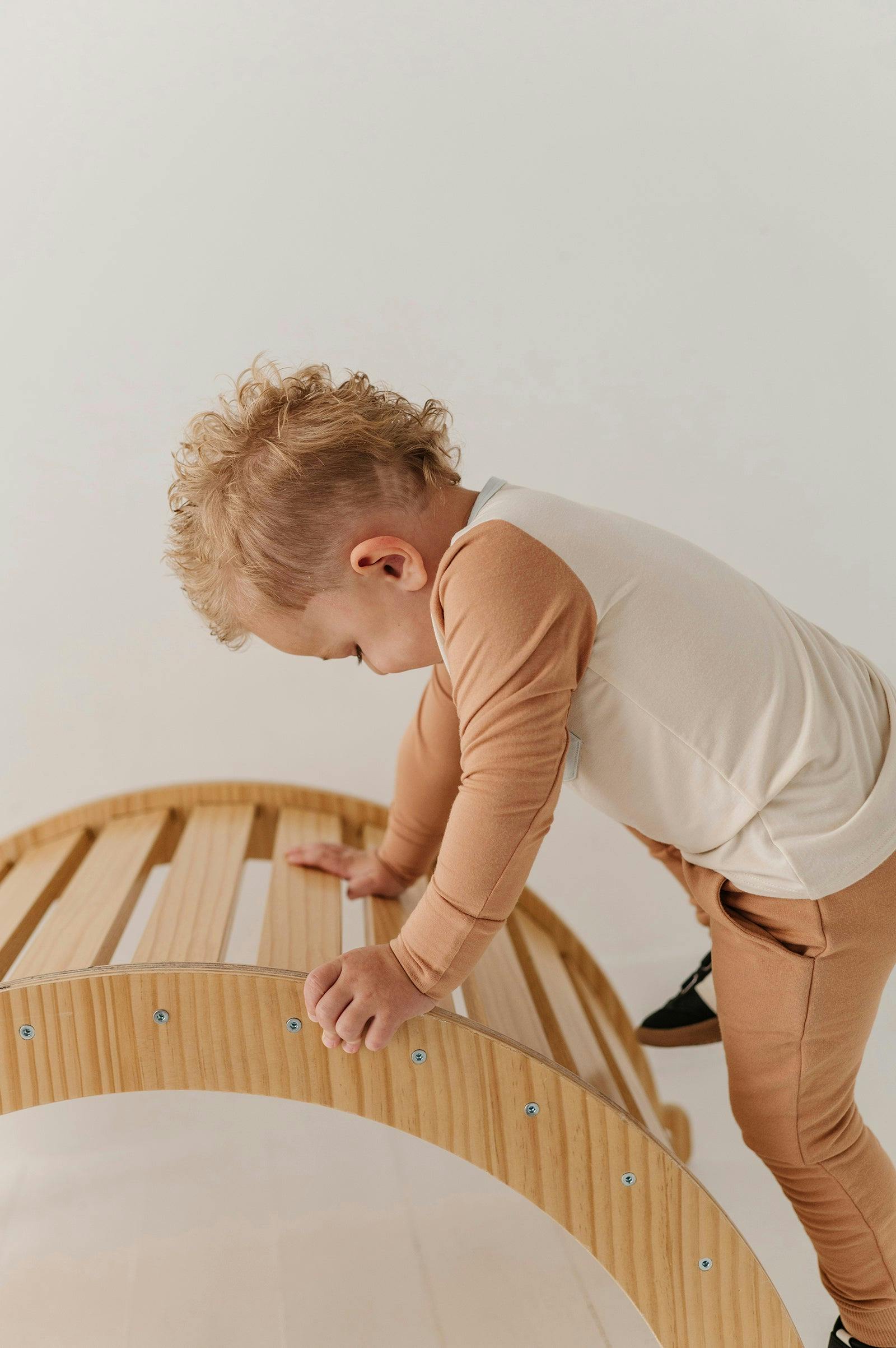 Boys Long Sleeve Colorblock Pocket Shirt in Slate Mist