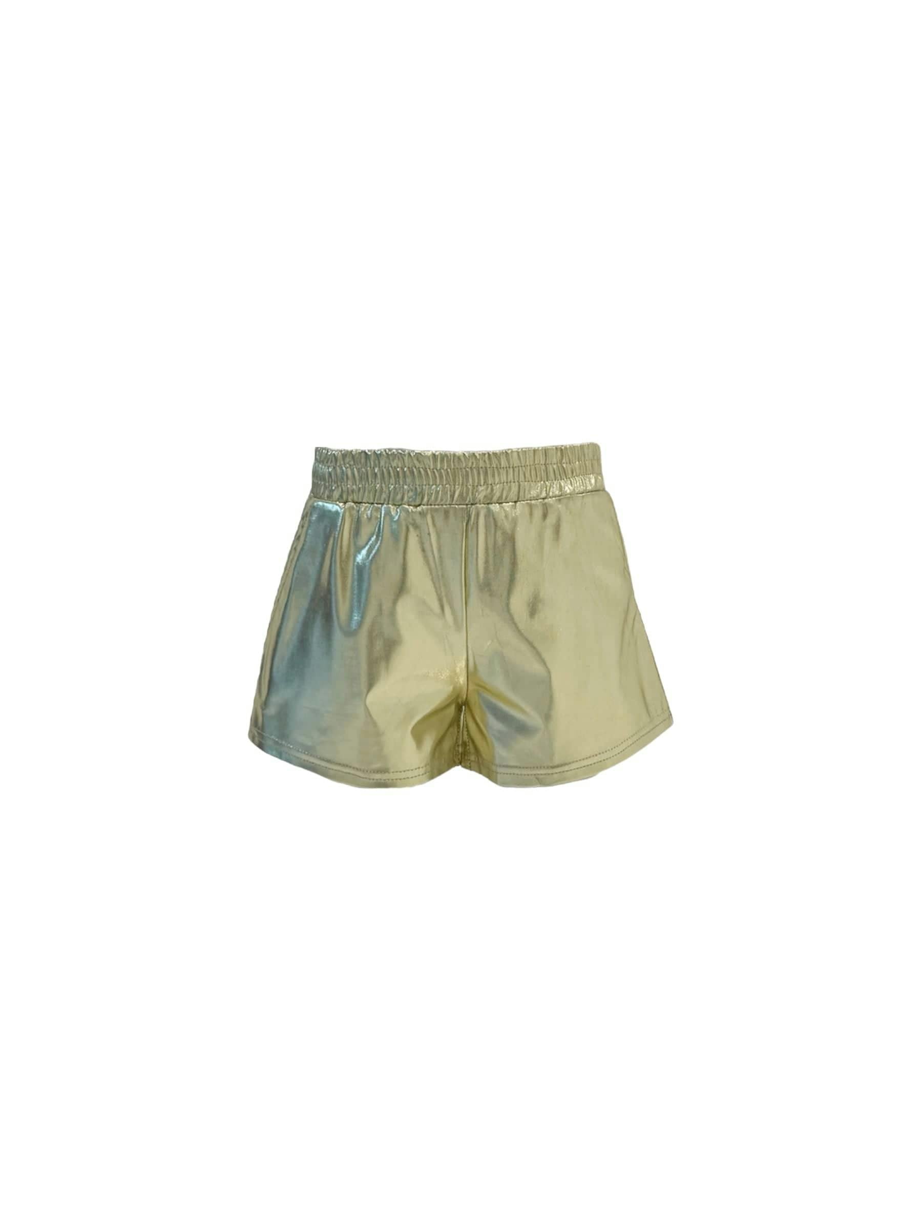 Metallic Track Shorts Blue