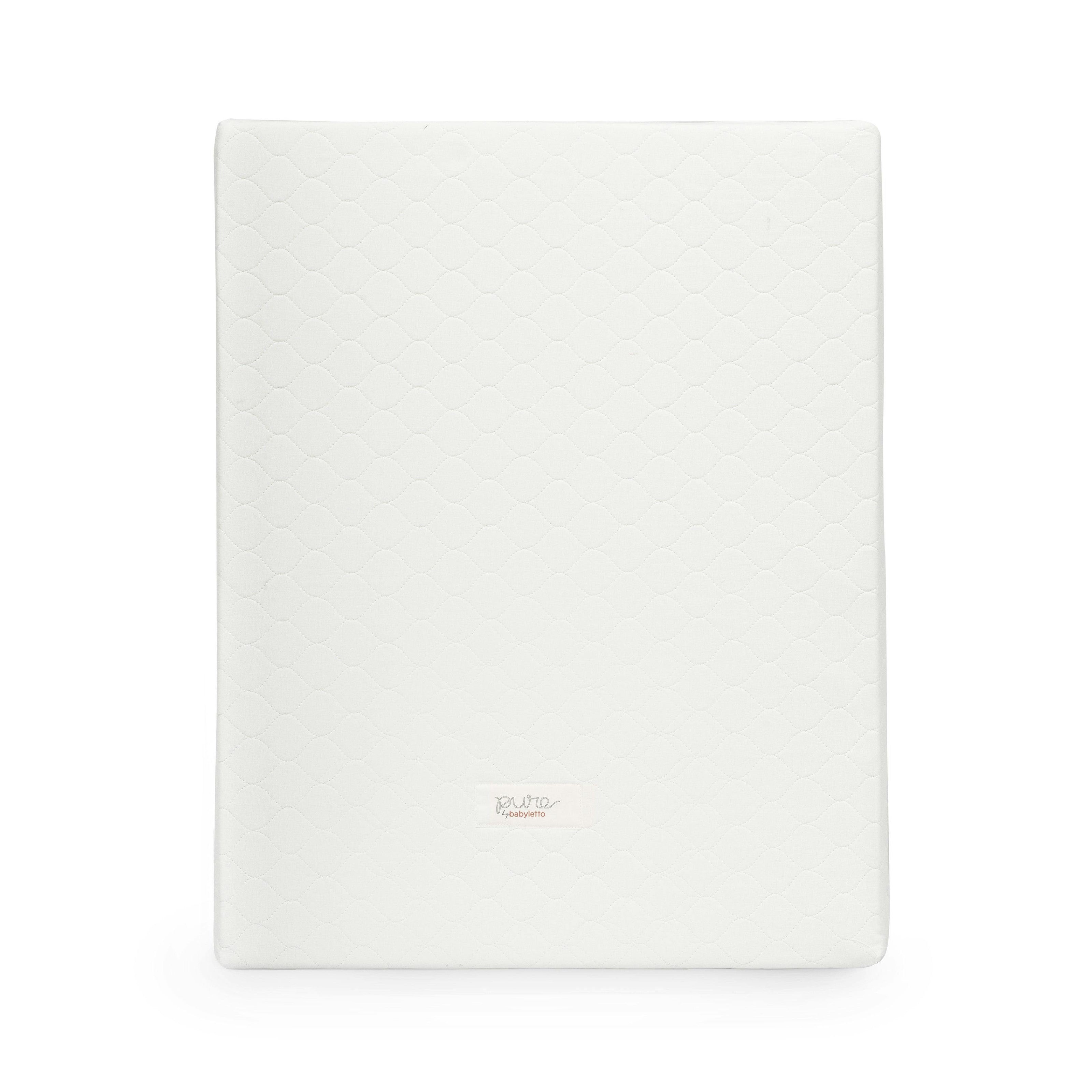 Babyletto Pure Core Midi Crib Mattress w/ Hybrid Quilted Waterproof Cover (Lightweight)