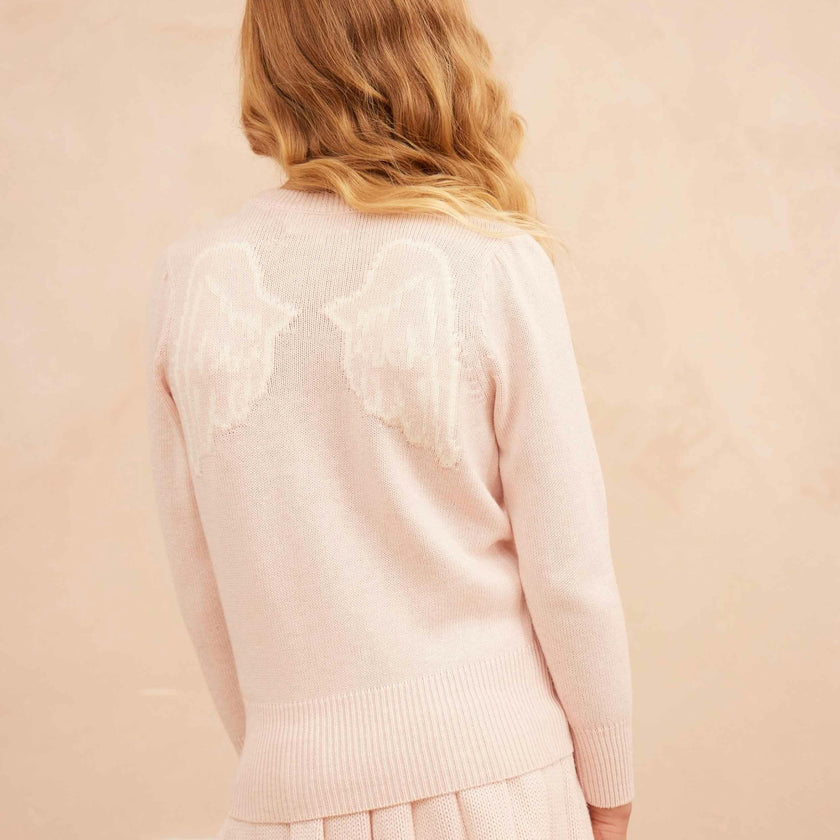 Angel Wings Jumper | Blush