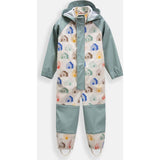 House Print Rain Coverall Jumpsuit