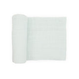 Cotton Muslin Swaddle Blanket - Pale Pinstripe