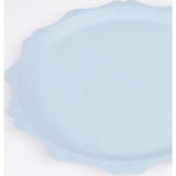 Blue Decorative Edge Compostable Side Plates