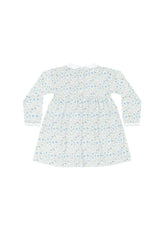 Blue Meadow Smocked Dress LS