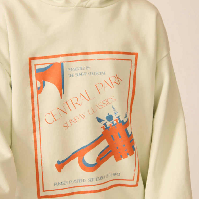 Organic Weekend Hoodie in Blue Haze
