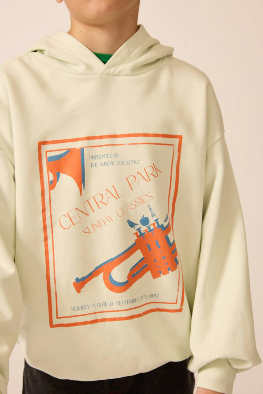 Organic Weekend Hoodie in Blue Haze