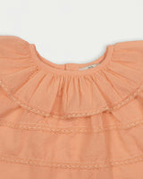 Daisy Baby Blouse & Bloomer Set - Dusty Pink