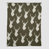 Cotton Sustainable Knit Throw Blanket | Oh Deer