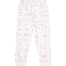 Pink Lone Star Toile Pajamas