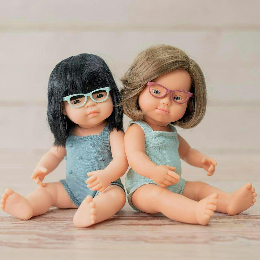 Turquoise Glasses for 15'' Dolls
