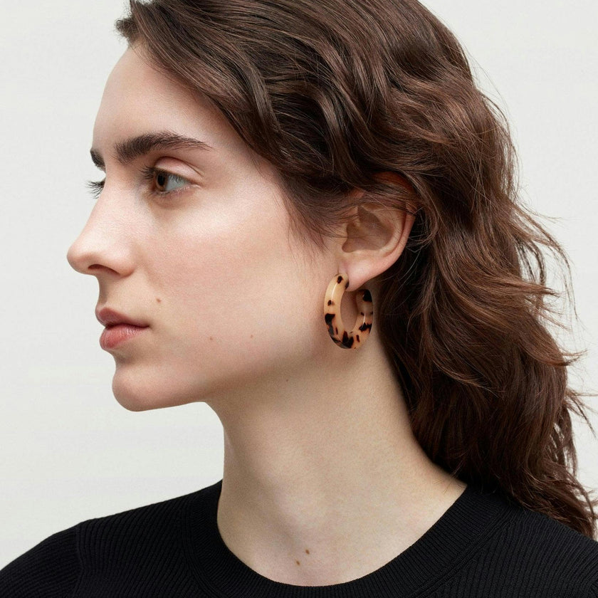 Kate Handcrafted Open Hoops Earrings