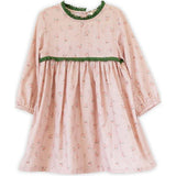 Toddler Priya Dress with Lace Trim | Vintage Pink Rose