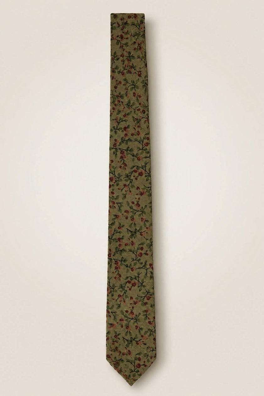 Ties in Woodland Floral