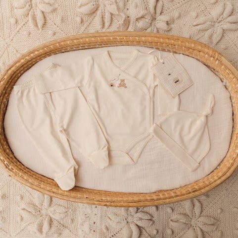 Embroidered Three Piece Set