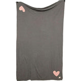 Hearts Reversible Blanket Travel Set
