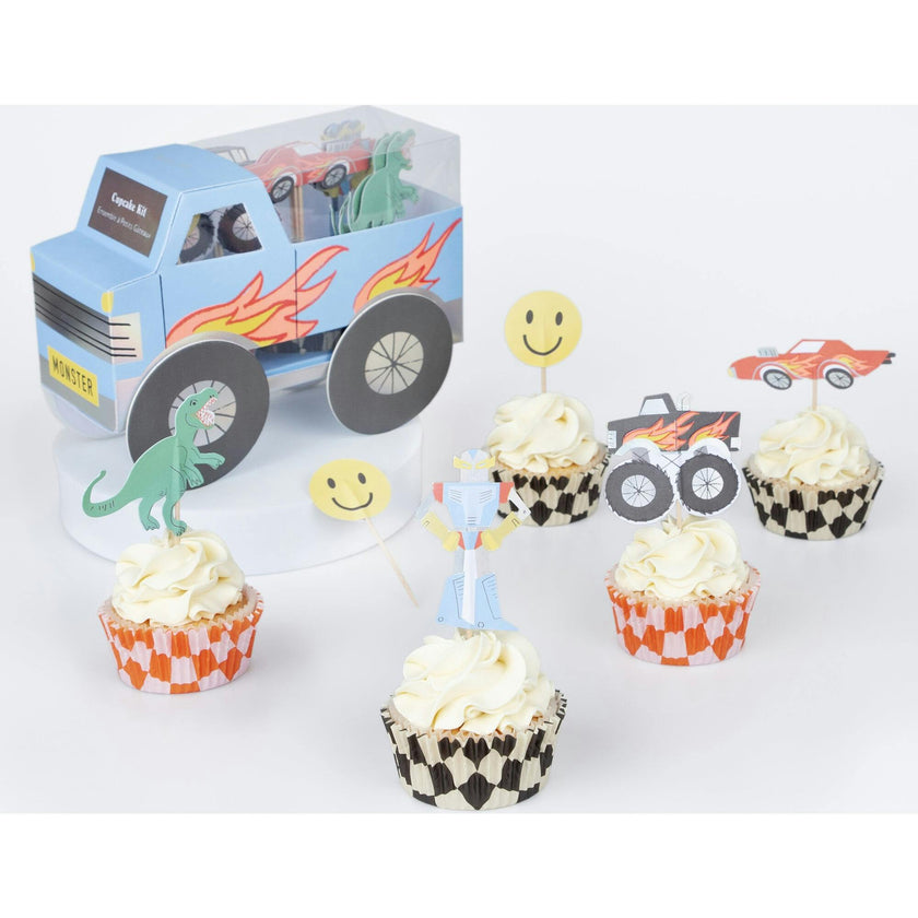 Monster Truck Cupcake Kit