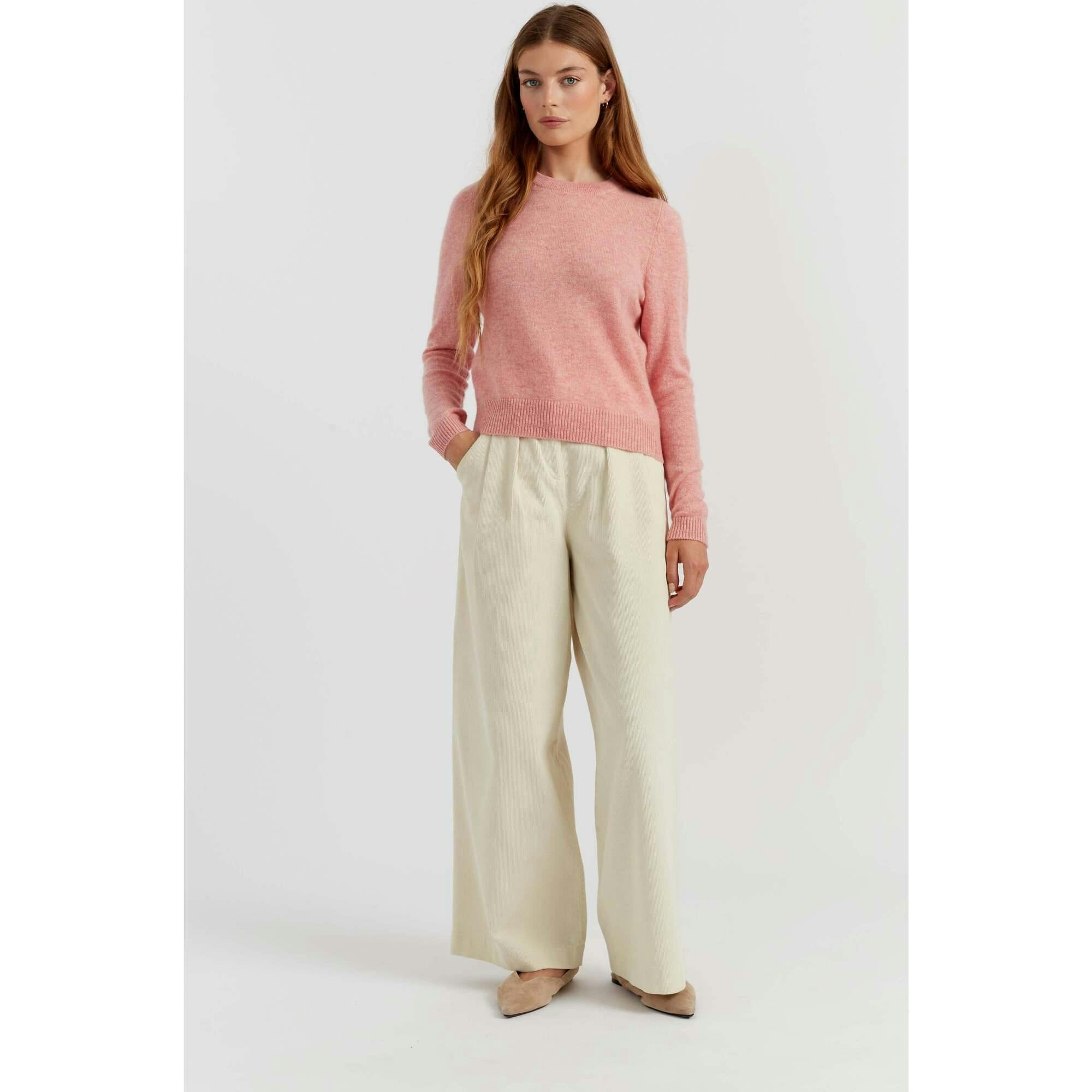 Cloud Cashmere Cropped Sweater