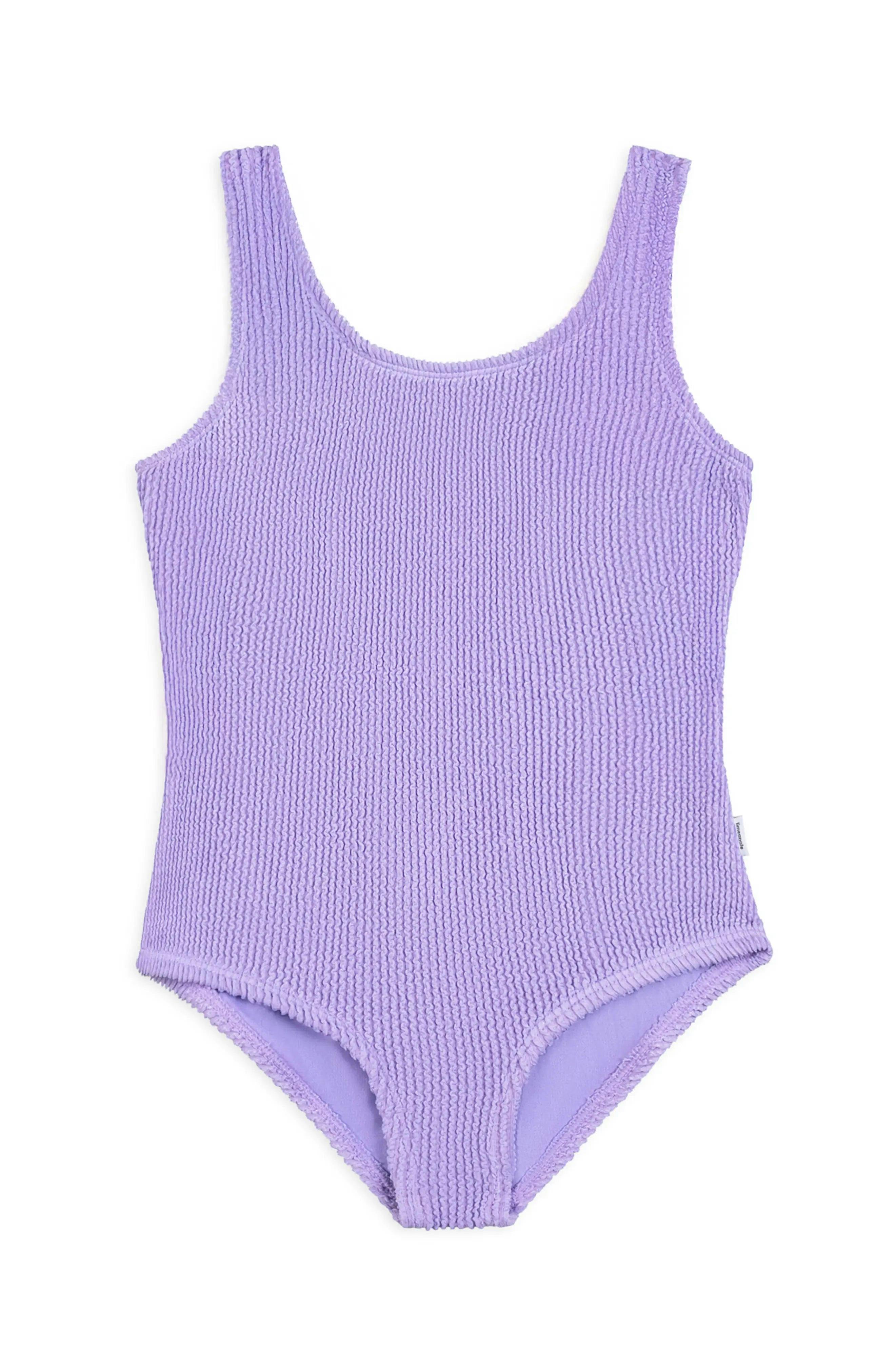 Ester Crinkle One Piece Swimsuit - Amethyst