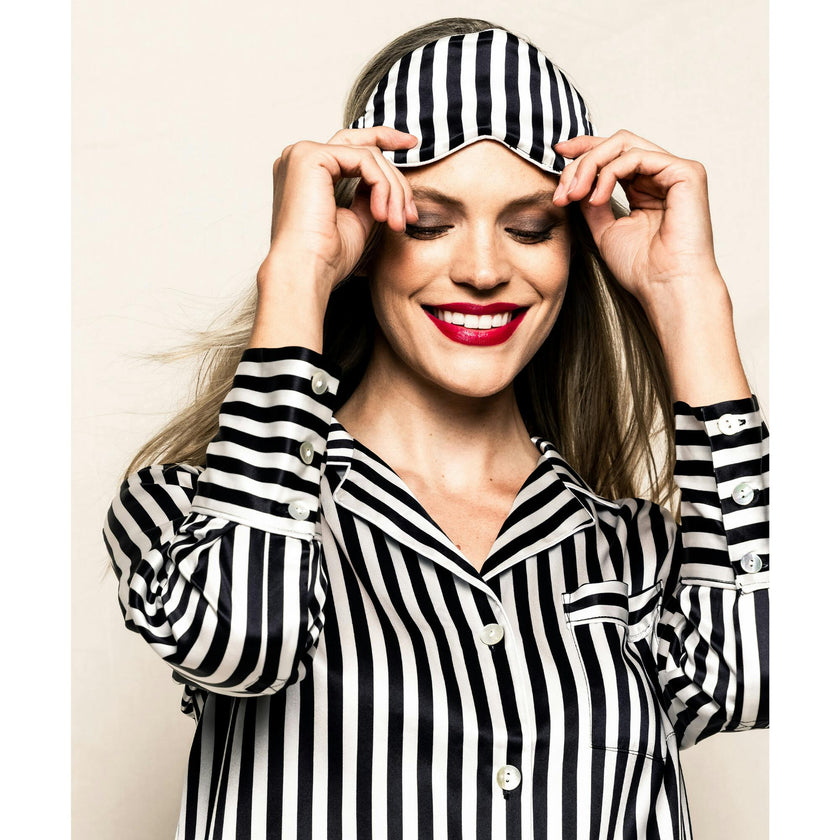 Adult's Silk Sleep Mask in Navy