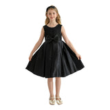 Black Hampton Double Bow Dress