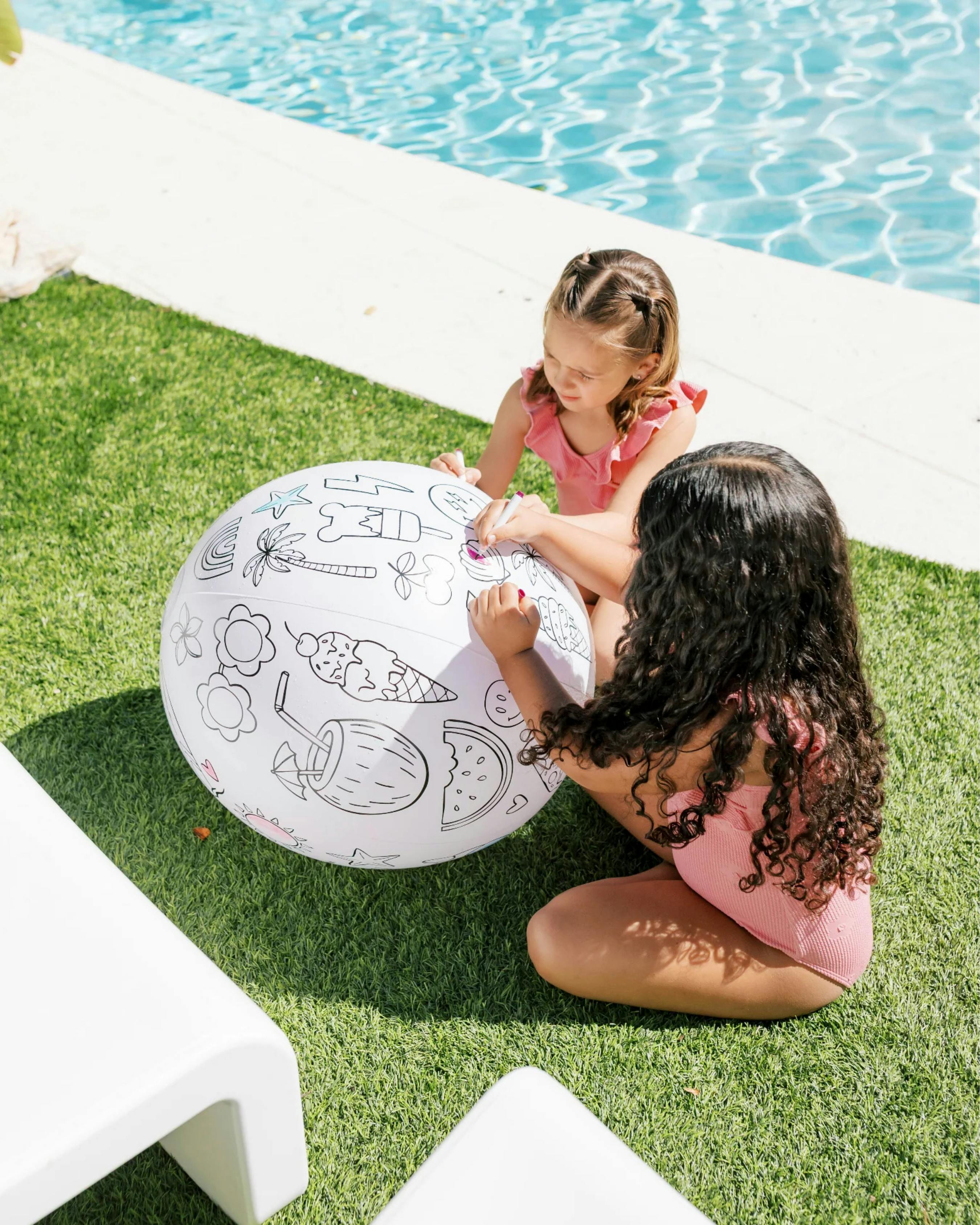 Design Your Own Beach Ball Kit - Summer Activity For Kids