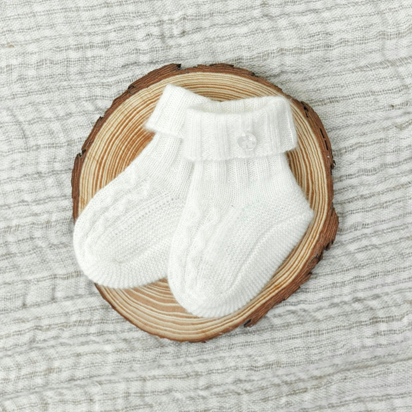 TARTINE ET CHOCOLAT Ecru Baby Socks