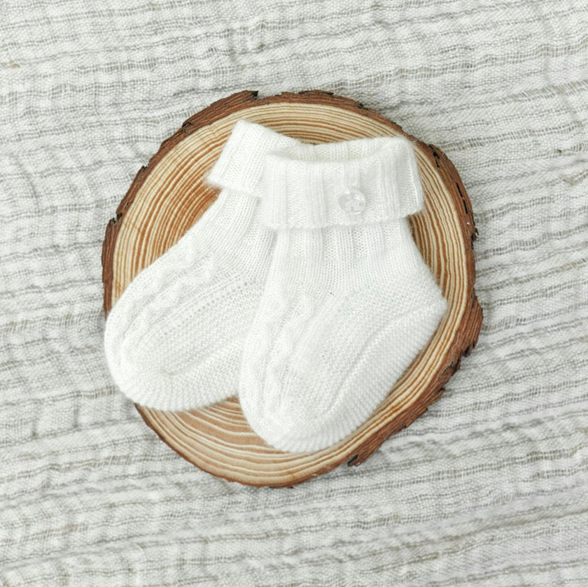 TARTINE ET CHOCOLAT Ecru Baby Socks