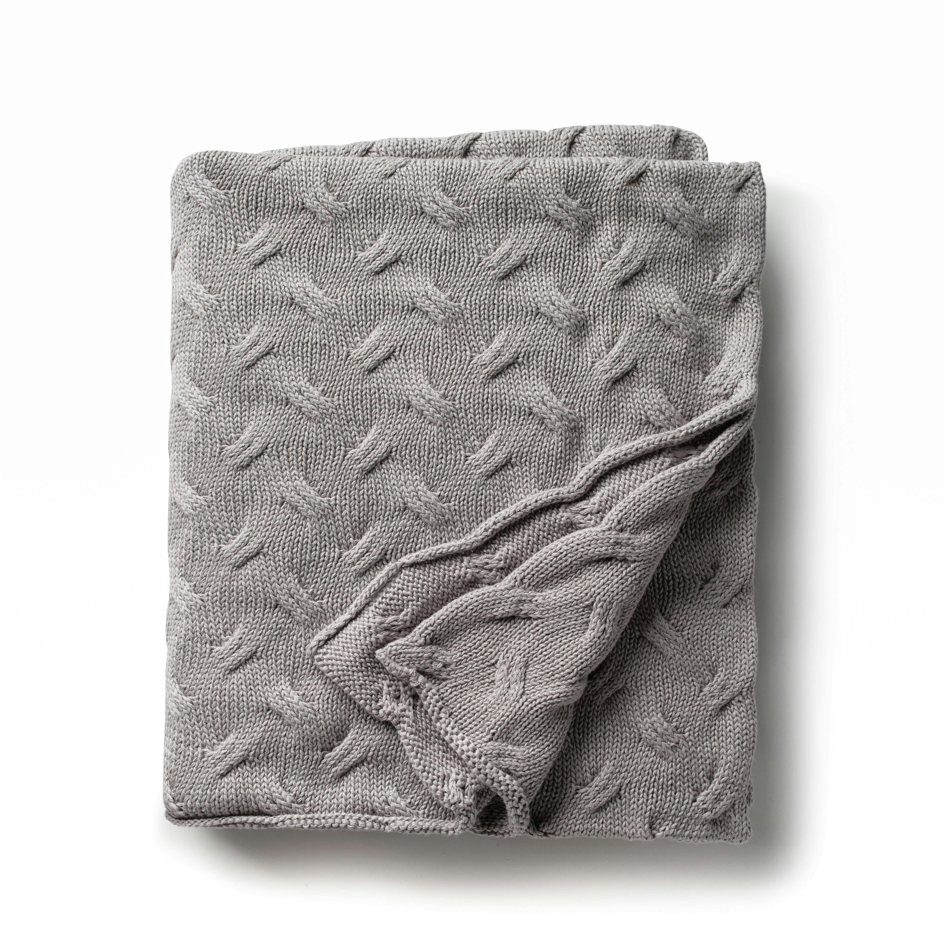Waves Throw Gray