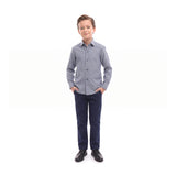 Navy Oxford Dress Shirt
