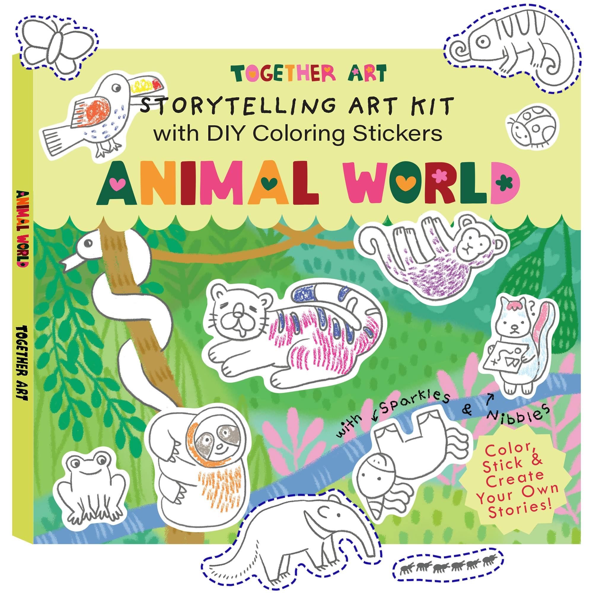 Animal World Storytelling Sticker Kit