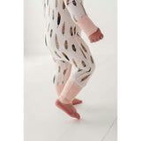 Boy's Long Sleeve Zip Romper