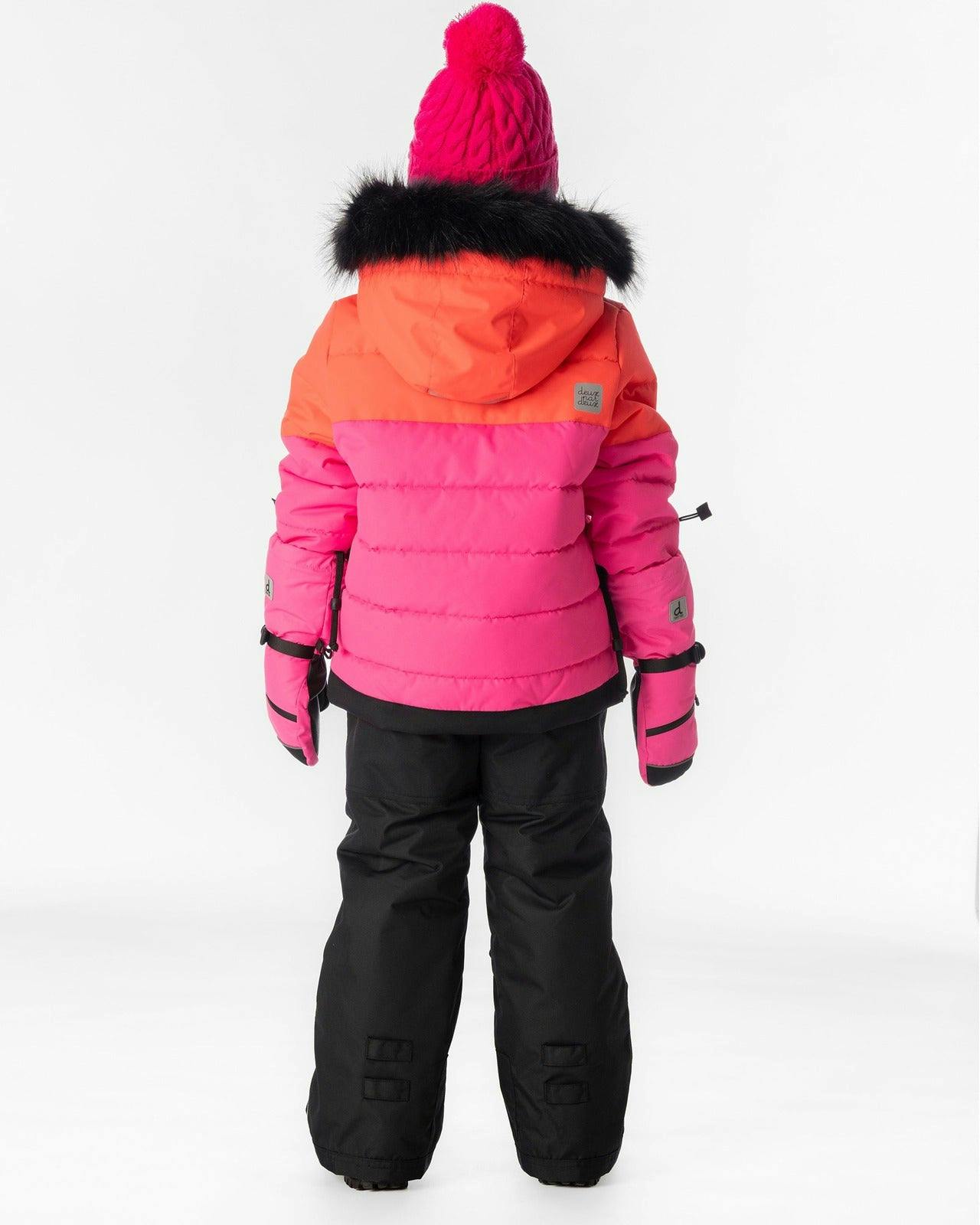 Two Piece Play Snowsuit Bright Pink
