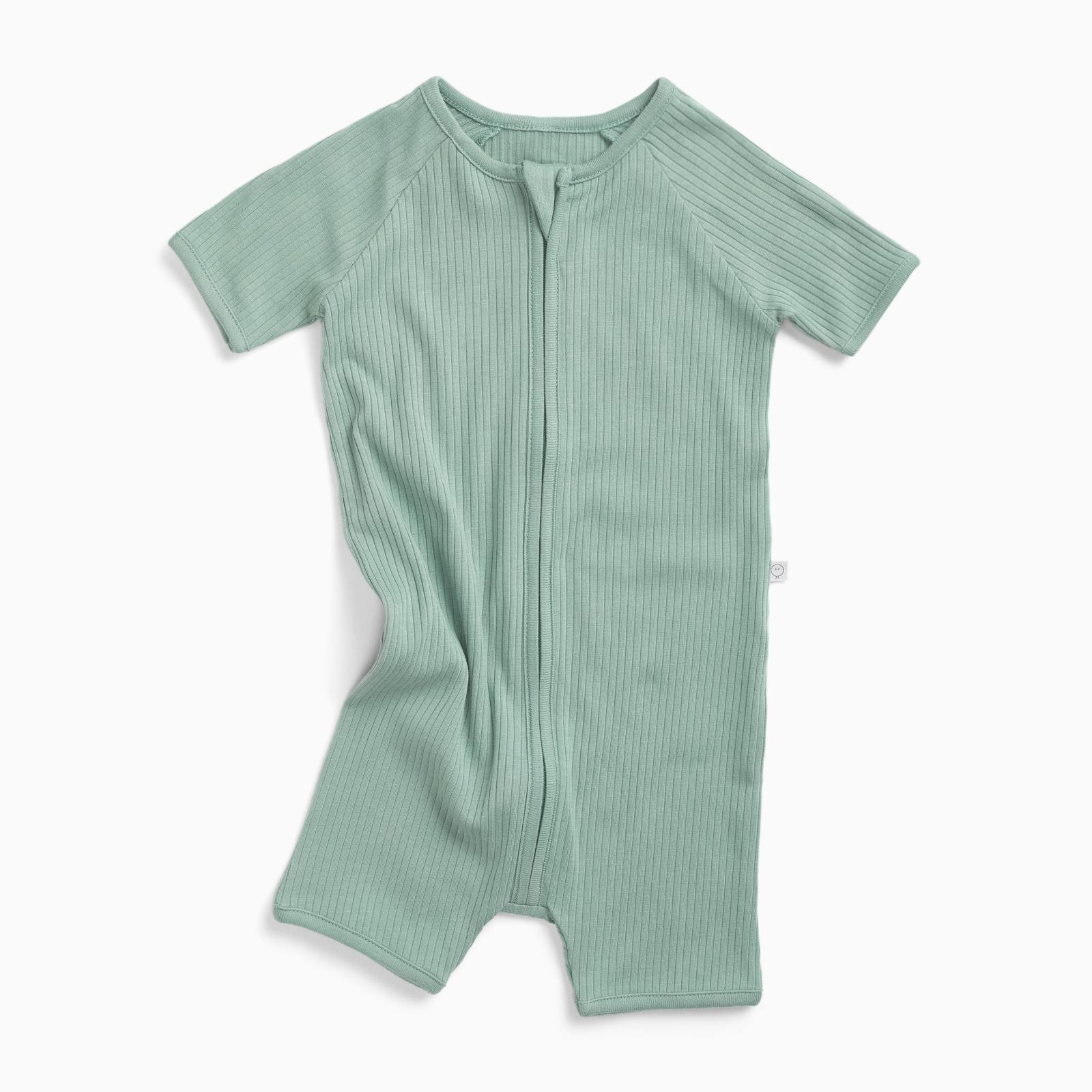 Ribbed Zip Summer Pajamas