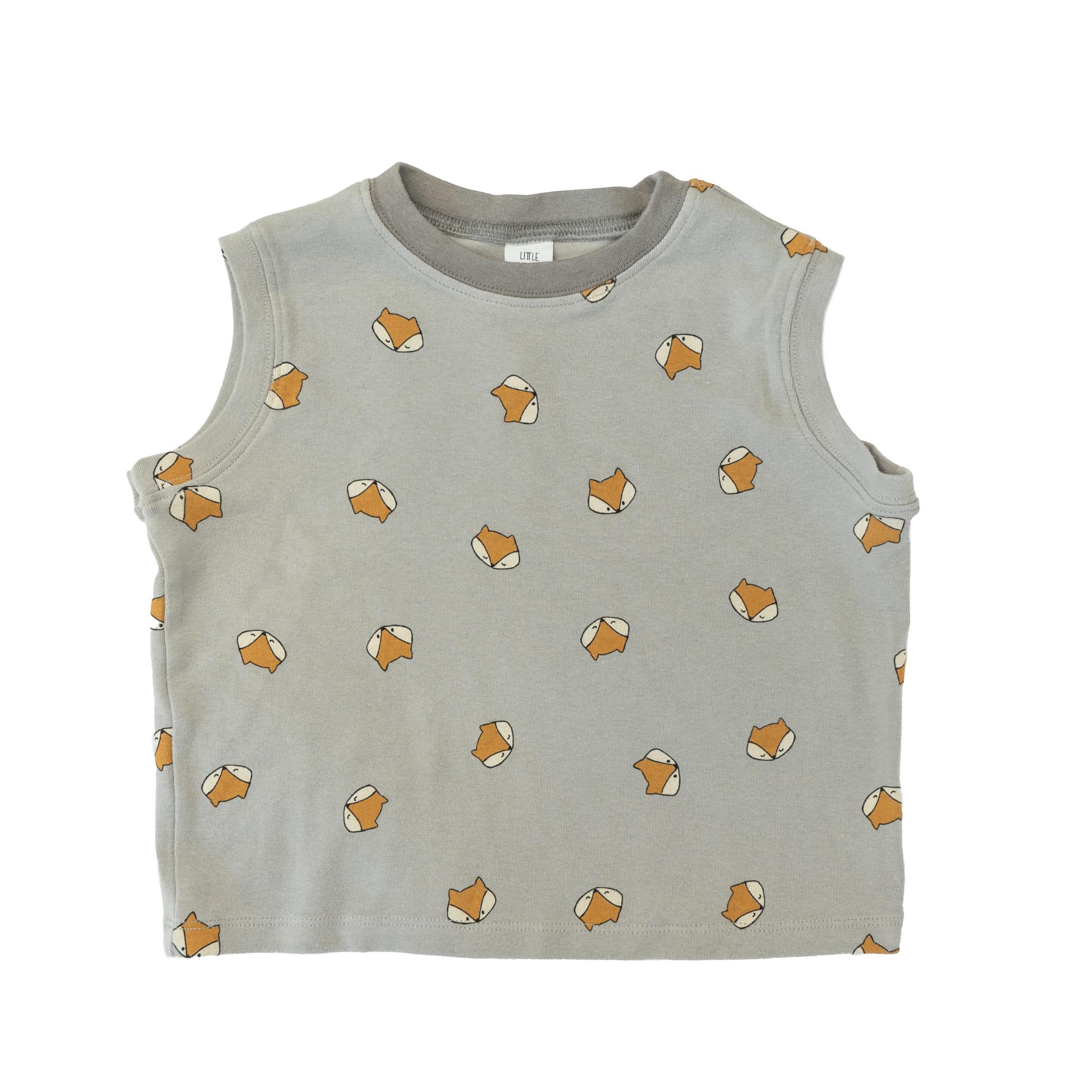 fox tee sleeveless