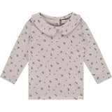 Pointelle Floral Long Sleeve Top