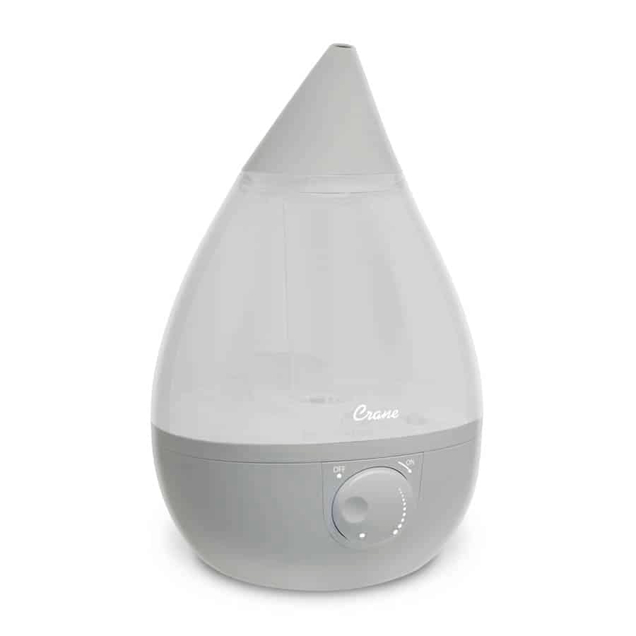 Crane 1 Gallon Drop Shape Cool Mist Humidifier for Nursery