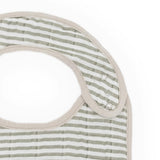 Cotton Muslin Classic Bib 3 Pack - Watercolor Roses
