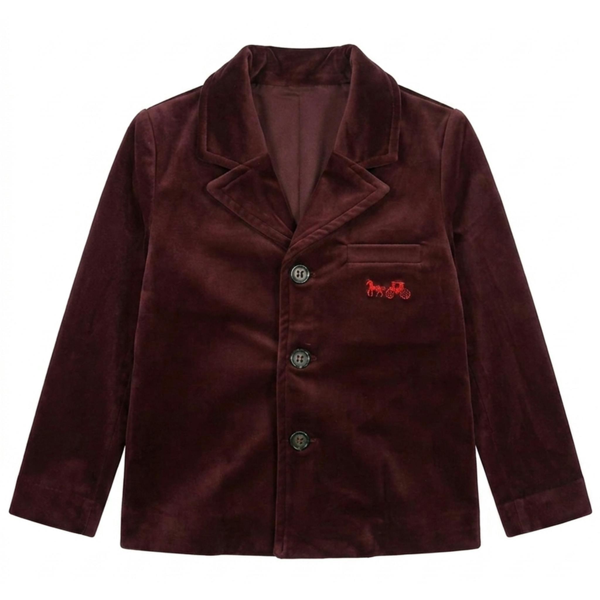 Horse Carriage Velour Blazer