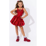 Ruby Sequin Bubble Dress