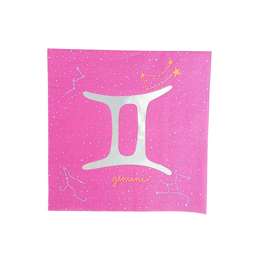 Zodiac Gemini Large Napkins