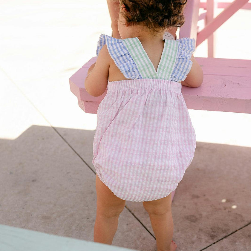 Sadie Bubble - Pink Candy Stripe