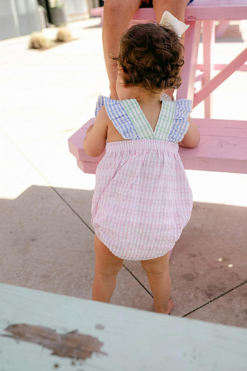Sadie Bubble - Pink Candy Stripe