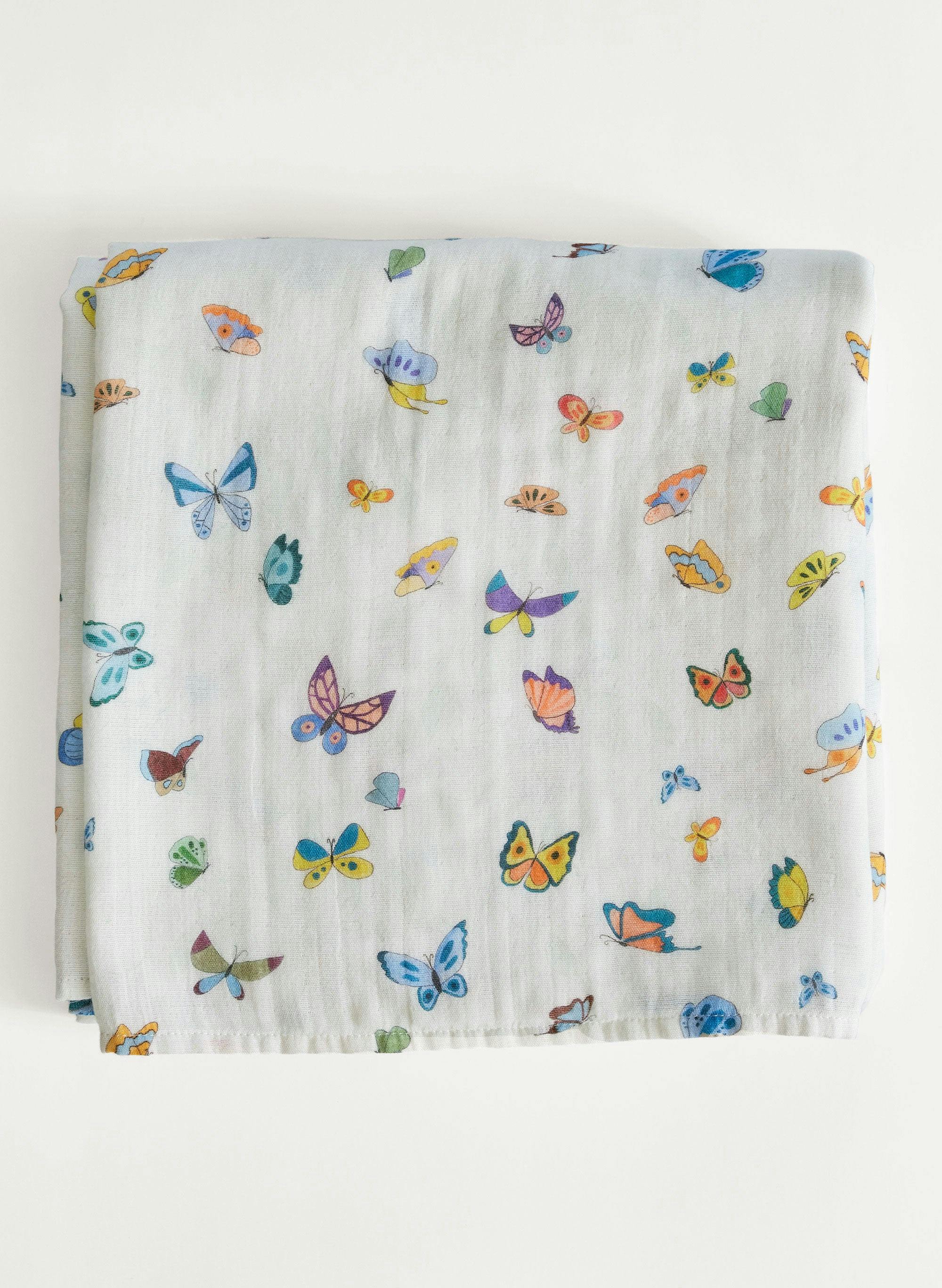 Oh Baby! Shawl Blanket, Bib & Burp Set - Madame Butterfly