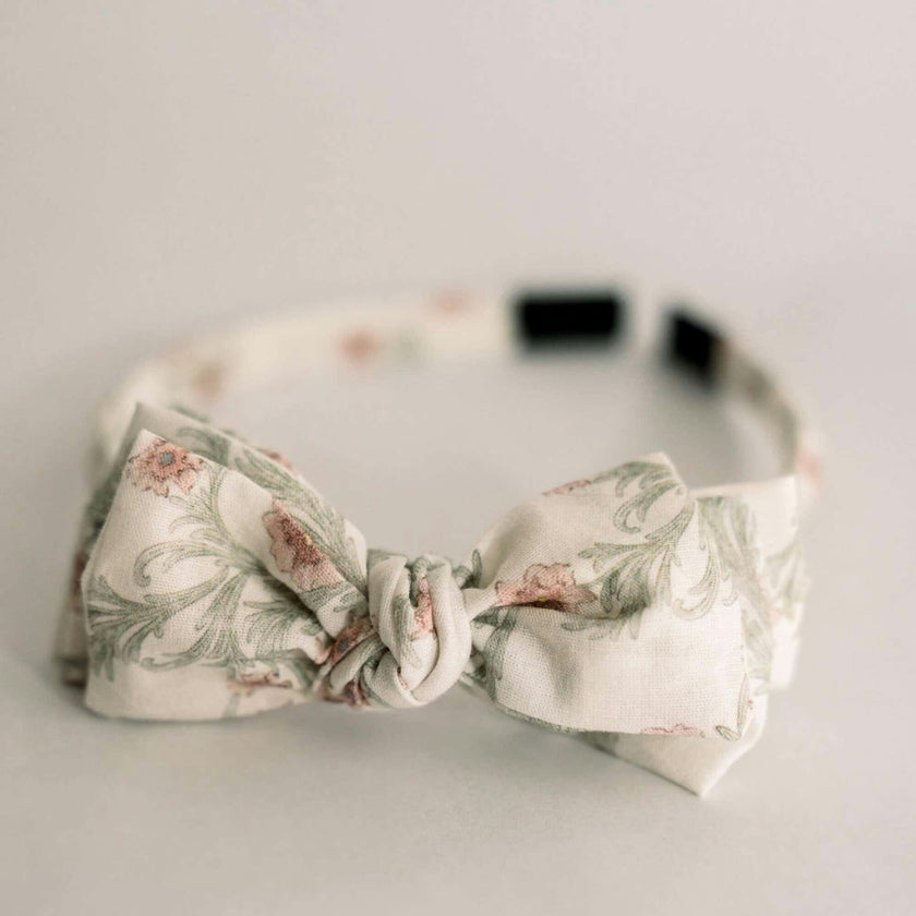 Three Little Bows Headband | Lavender Fields
