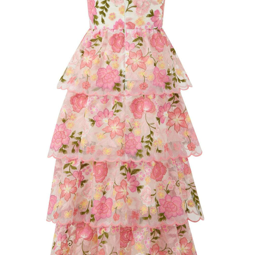 Avery Embroidered Maxi Dress