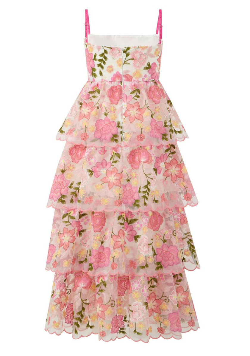Avery Embroidered Maxi Dress