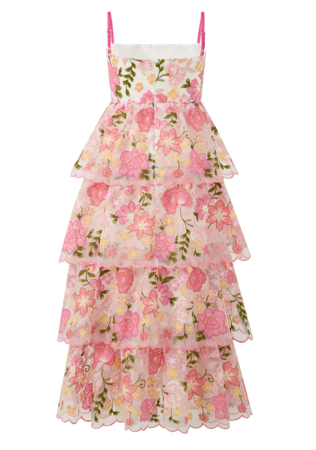 Avery Embroidered Maxi Dress