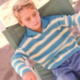 Blue Leonard Sweater