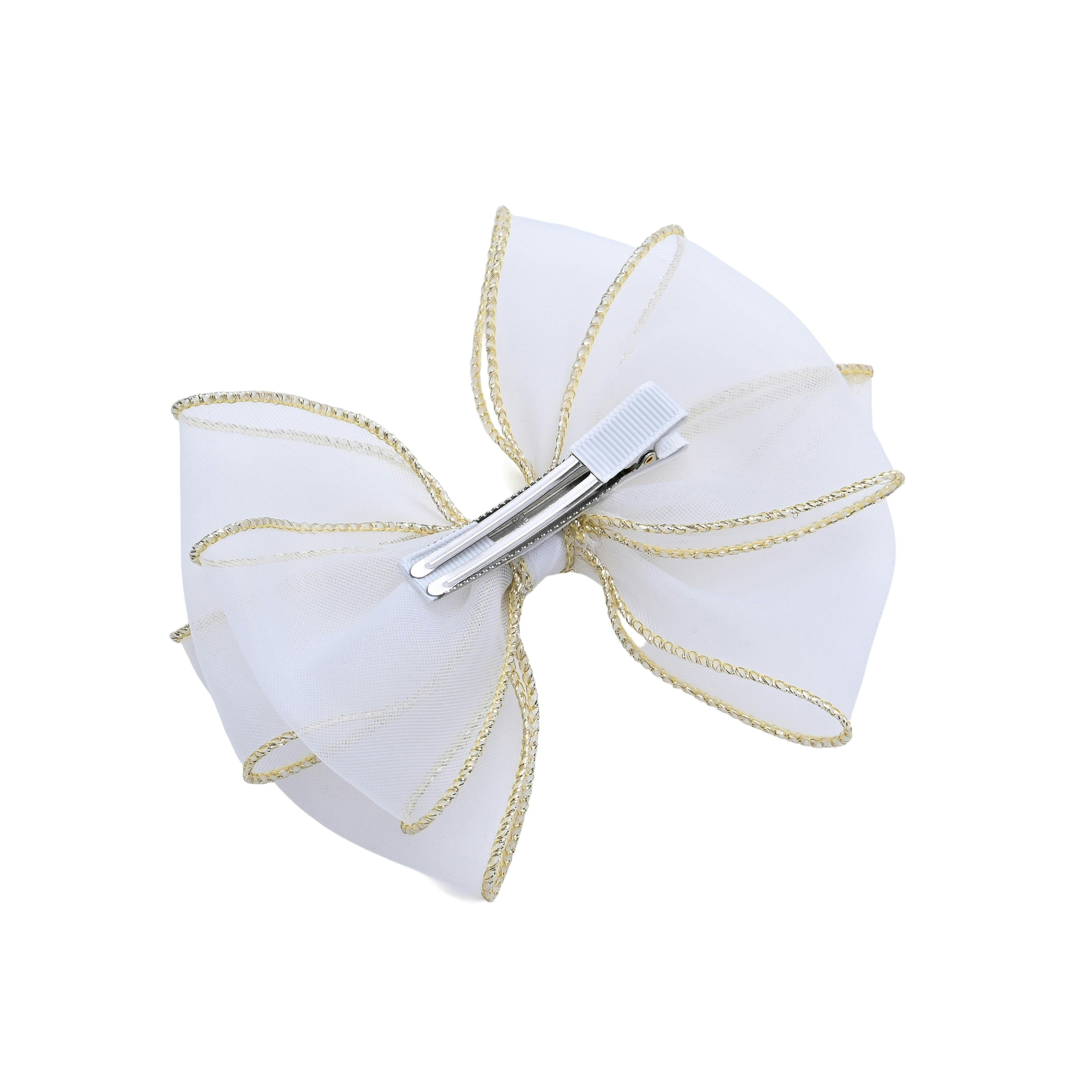 Tulle Glitter Bow Hir Clip Set