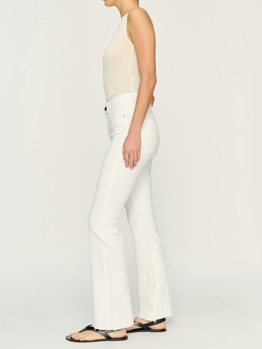 Bridget Boot High Rise Instasculpt 31.5" Jeans | White
